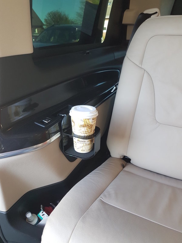 Cupholder V-class black -75mm- , Mercedes / Marco Polo / Vito,  W447 from 01/2015